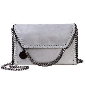 7397 Designer Chain Shoulder Purse Soft Leather Quilted Clucth Fashion